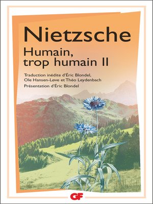 cover image of Humain, trop humain, Tome 2